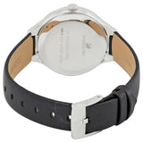 Swarovski Lovely Crystals Mother of Pearl Black Dial Black Leather Strap Watch for Women - 5242898 Authentic Buy Shop Now