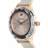 Swarovski Octea Nova Grey Dial Grey Leather Strap Watch for Women - 5295326 Authentic Buy Shop Now