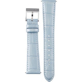 Swarovski Octea Lux Chrono Blue Dial Blue Leather Strap Watch for Women - 5580600 Authentic Buy Shop Now