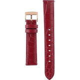 Swarovski Crystal Flower Red Dial Red Leather Strap Watch for Women - 5552780 Authentic Buy Shop Now