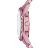 Michael Kors Lexington Chronograph Pink Dial Pink Steel Strap Watch for Women - MK8792 Authentic Buy Shop Now