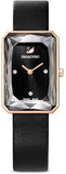 Swarovski Uptown Black Dial Black Leather Strap Watch for Women - 5547710 Authentic Buy Shop Now