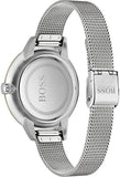 Hugo Boss Symphony Gold Dial Silver Mesh Bracelet Watch for Women - 1502600 Authentic Buy Shop Now