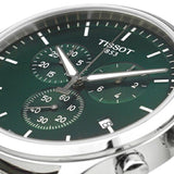 Tissot Chrono XL Chronograph Classic Green Dial Brown Leather Strap Watch For Men - T116.617.16.091.00 Authentic Buy Shop Now