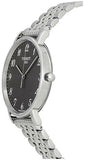 Tissot T Classic Everytime Quartz Black Dial Silver Steel Strap Watch for Men - T109.410.11.072.00 Authentic Buy Shop Now
