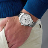 Tissot Chrono XL Classic Silver Dial Silver Steel Strap Watch For Men - T116.617.11.037.00 Authentic Buy Shop Now