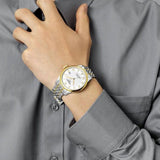 Tissot Le Locle Powermatic 80 Silver Dial Two Tone Steel Strap Watch For Men - T006.407.22.033.01 Authentic Buy Shop Now