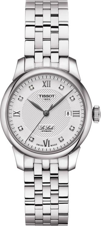 Tissot Le Locle Lady Automatic Diamonds Silver Dial Silver Steel Strap Watch For Women - T006.207.11.036.00 Authentic Buy Shop Now