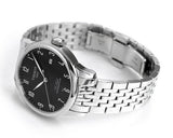 Tissot Le Locle Powermatic 80 Black Dial Silver Steel Strap Watch For Men - T006.407.11.052.00 Authentic Buy Shop Now