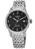Tissot Le Locle Powermatic 80 Black Dial Silver Steel Strap Watch For Men - T006.407.11.052.00 Authentic Buy Shop Now