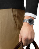 Tissot Le Locle Powermatic 80 Black Dial Silver Steel Strap Watch For Men - T006.407.11.053.00 Authentic Buy Shop Now