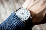 Tissot T Classic Dream White Dial Brown Leather Strap Watch for Men - T033.410.16.013.01 Authentic Buy Shop Now