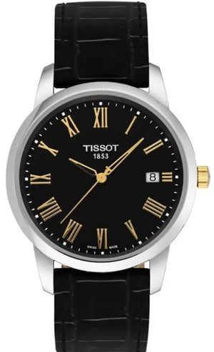 Tissot T Classic Dream Black Dial Black Leather Strap Watch for Men - T033.410.26.053.01 Authentic Buy Shop Now