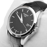 Tissot T Trend Couturier Black Dial Black Leather Strap Watch For Women - T035.210.16.051.00 Authentic Buy Shop Now