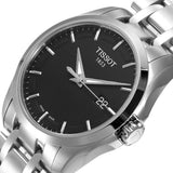 Tissot T Trend Couturier Chronograph Black Dial Silver Steel Strap Watch For Men - T035.410.11.051.00 Authentic Buy Shop Now