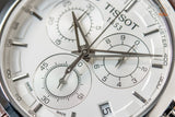 Tissot Couturier Chronograph White Dial Brown Leather Strap Watch For Men - T035.617.16.031.00 Authentic Buy Shop Now