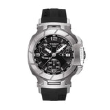 Tissot T Race Chronograph Black Dial Black Rubber Strap Watch for Women - T048.217.17.057.00 Authentic Buy Shop Now