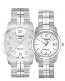 Tissot T Classic PR100 Silver Dial Silver Steel Strap Watch For Women - T049.210.11.032.00 Authentic Buy Shop Now