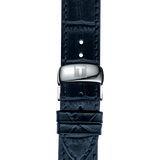 Tissot PRC 200 Chronograph Blue Dial Blue Leather Strap Watch For Men - T055.417.16.047.00 Authentic Buy Shop Now