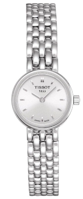 Tissot T Lady Lovely Silver Dial Silver Steel Strap Watch For Women - T058.009.11.031.00 Authentic Buy Shop Now