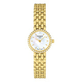 Tissot T-Lady Lovely Mother of Pearl Dial Gold Steel Strap Watch For Women - T058.009.63.116.00 Authentic Buy Shop Now