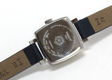 Tissot Lovely Square Silver Dial Blue Leather Strap Watch For Women - T058.109.16.031.00 Authentic Buy Shop Now