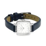 Tissot Lovely Square Silver Dial Blue Leather Strap Watch For Women - T058.109.16.031.00 Authentic Buy Shop Now