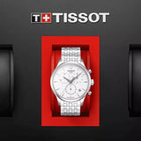 Tissot T Classic Tradition Chronograph White Dial Silver Steel Strap Watch For Men - T063.617.11.037.00 Authentic Buy Shop Now