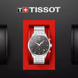 Tissot T Classic Tradition Chronograph Black Dial Silver Steel Strap Watch For Men - T063.617.11.067.00 Authentic Buy Shop Now
