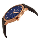 Tissot T Classic Tradition Blue Dial Brown Leather Strap Watch For Men - T063.610.36.047.00 Authentic Buy Shop Now