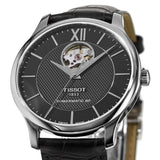 Tissot Tradition Powermatic 80 Open Heart Automatic Watch For Men - T063.907.16.058.00 Authentic Buy Shop Now
