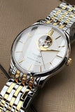 Tissot Tradition Powermatic 80 Open Heart Silver Dial Two Tone Steel Strap Watch For Men - T063.907.22.038.00 Authentic Buy Shop Now
