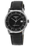 Tissot T Classic Luxury Black Dial Black Leather Strap Watch For Men - T086.407.16.051.00 Authentic Buy Shop Now