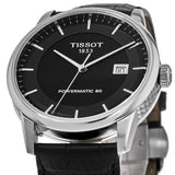 Tissot T Classic Luxury Black Dial Black Leather Strap Watch For Men - T086.407.16.051.00 Authentic Buy Shop Now