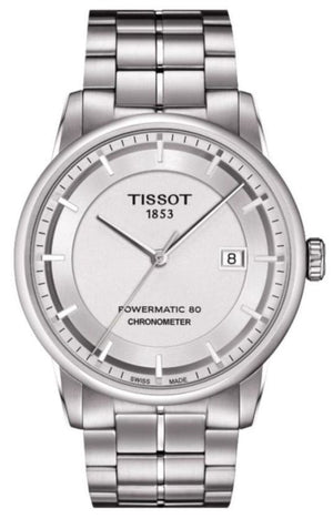 Tissot Luxury Powermatic 80 Silver Dial Silver Steel Strap Watch For Men - T086.408.11.031.00 Authentic Buy Shop Now