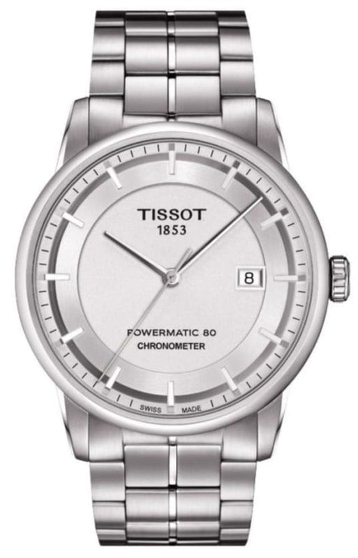 Tissot Luxury Powermatic 80 Silver Dial Silver Steel Strap Watch For Men - T086.408.11.031.00 Authentic Buy Shop Now