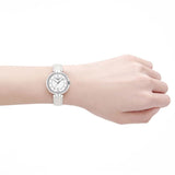 Tissot T Lady Flamingo White Dial White Leather Strap Watch For Women - T094.210.16.011.00 Authentic Buy Shop Now