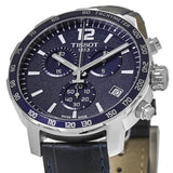 Tissot T Sport Quickster Chronograph Blue Dial Watch For Men - T095.417.16.047.00 Authentic Buy Shop Now