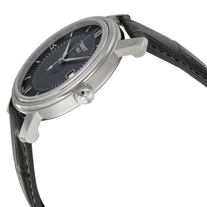 Tissot T Classic Bridgeport Black Dial Black Leather Strap Watch For Women - T097.010.16.058.00 Authentic Buy Shop Now