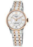 Tissot Chemin Des Tourelles Powermatic 80 Lady Silver Dial Two Tone Steel Strap Watch For Women - T099.207.22.118.02 Authentic Buy Shop Now