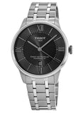 Tissot Chemin Des Tourelles Powermatic 80 Black Dial Silver Steel Strap Watch For Men - T099.407.11.058.00 Authentic Buy Shop Now