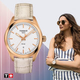 Tissot T Classic PR 100 Lady White Dial Watch For Women - T101.210.36.031.00 Authentic Buy Shop Now