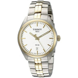 Tissot T Classic PR 100 White Dial Two Tone Steel Strap Watch for Men - T101.410.22.031.00 Authentic Buy Shop Now