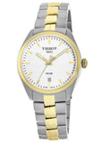 Tissot T Classic PR 100 White Dial Two Tone Steel Strap Watch for Men - T101.410.22.031.00 Authentic Buy Shop Now
