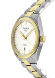 Tissot T Classic PR 100 White Dial Two Tone Steel Strap Watch for Men - T101.410.22.031.00 Authentic Buy Shop Now