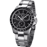 Tissot V8 Quartz Chronograph Black Dial Silver Steel Strap Watch For Men - T106.417.11.051.00 Authentic Buy Shop Now