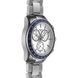 Tissot V8 Quartz T Sport Chronograph White Dial Silver Steel Strap Watch For Men - T106.417.11.031.00 Authentic Buy Shop Now