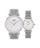 Tissot T Classic Everytime Large White Dial Silver Steel Strap Watch for Men - T109.610.11.031.00 Authentic Buy Shop Now