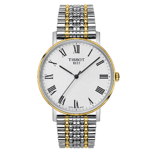 Tissot Everytime Medium White Dial Two Tone Mesh Bracelet Watch For Men - T109.410.22.033.00 Authentic Buy Shop Now