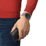 Tissot Everytime Large Black Dial Silver Mesh Bracelet Watch For Men - T109.610.11.077.00 Authentic Buy Shop Now
